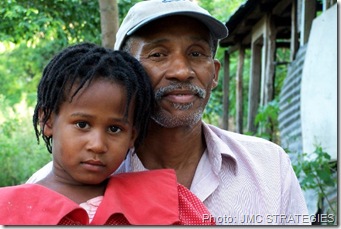 Father and Child in Fond des Blancs, Haiti